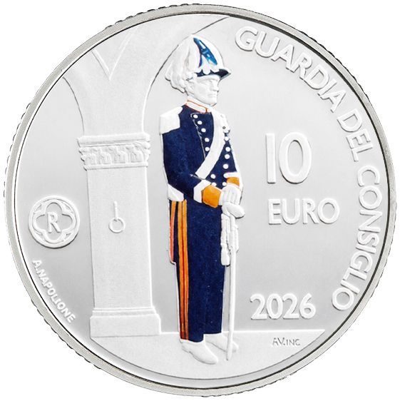 2026 Guarda do Conselho 10€ - San Marino Proof
